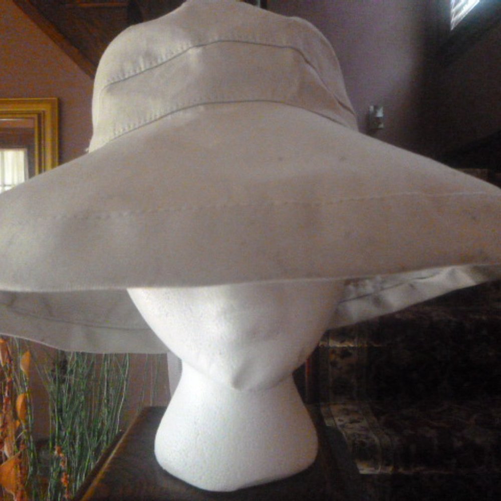 Panama Jack 100% Cotton Canvas Sun Hat New w/ Tags